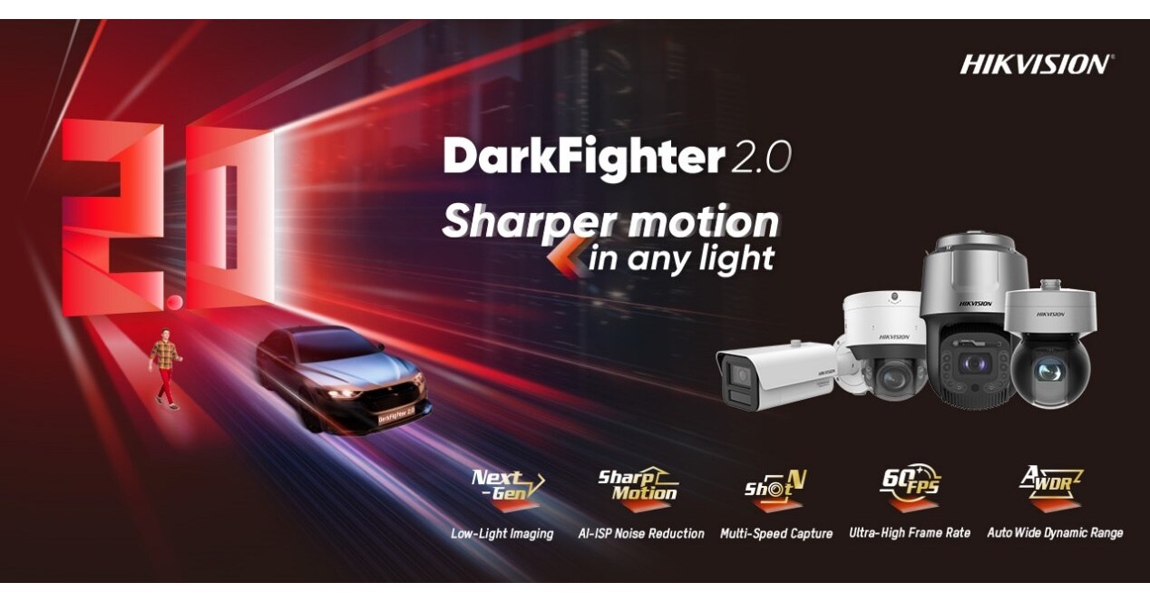 Hikvision unveils DarkFighter 2.0 technology and gen-2 DeepinView cameras