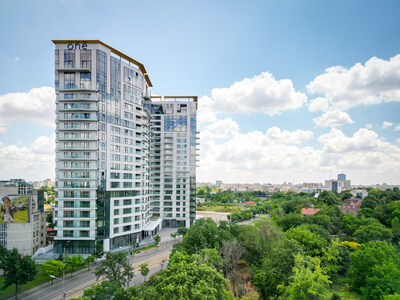 One Verdi Park, One United Properties landmark residential development in Bucharest, Romania