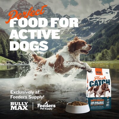 Bully Max Partners with Feeders Pet Supply to Launch Fresh Catch Dog Food