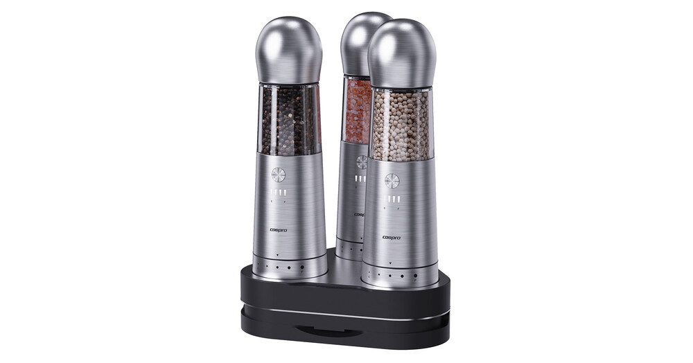 COSPRO Debuts Innovative 3-in-1 Electric Salt & Pepper Grinder Set