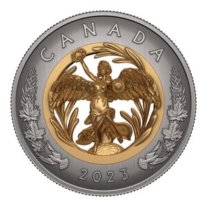 ROYAL CANADIAN MINT'S 2023 PURE SILVER COIN - ALLEGORY OF PEACE WINS COIN OF THE YEAR AWARD IN THE MOST INSPIRATIONAL CATEGORY