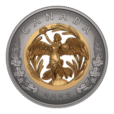 La pièce en argent pur 2023 - Allégorie de la Paix de la Monnaie royale canadienne (Groupe CNW/Monnaie royale canadienne (MRC))