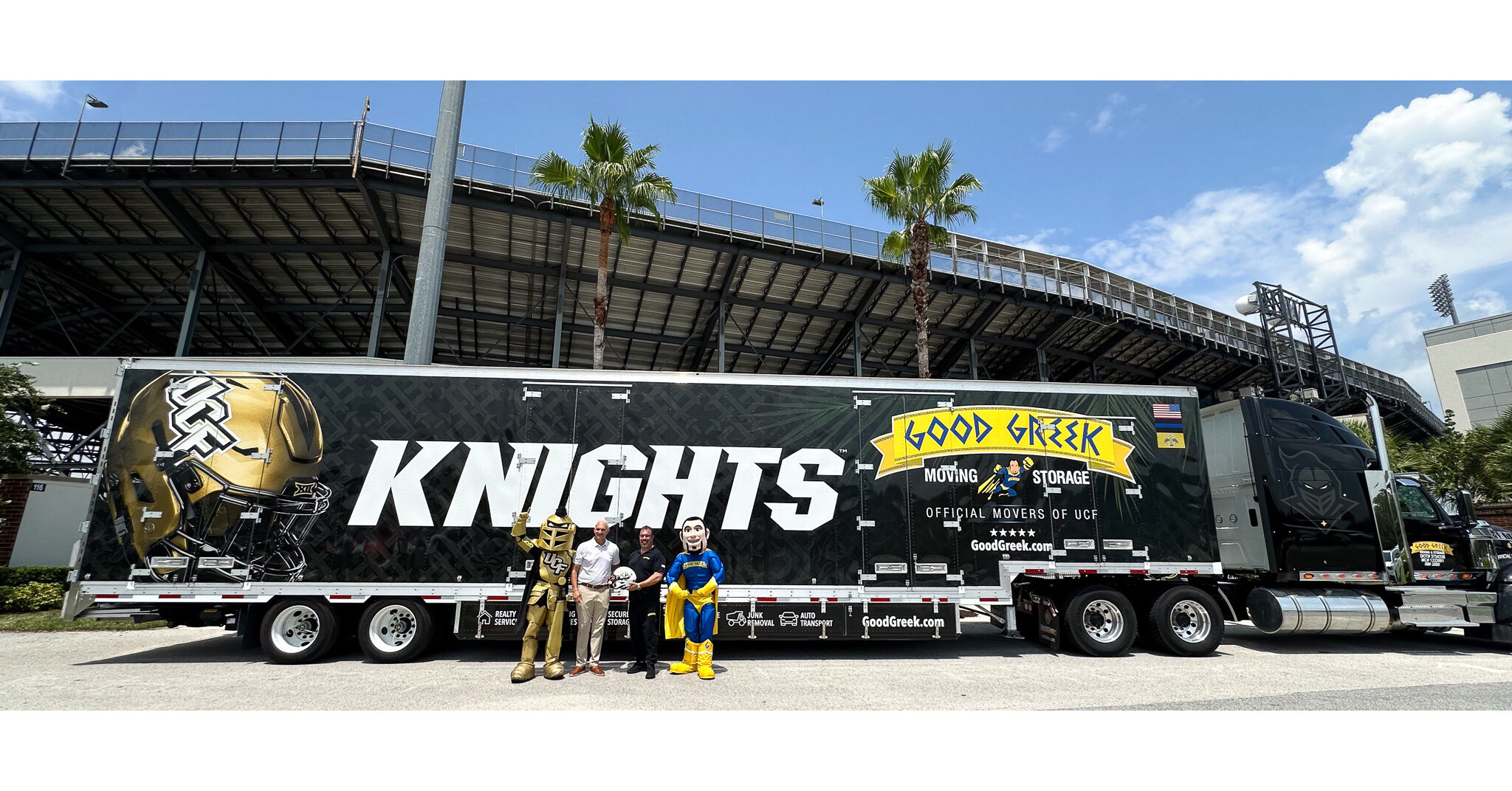 Good Greek Moving & Storage named official moving company of UCF Athletics as part of new multi-year partnership