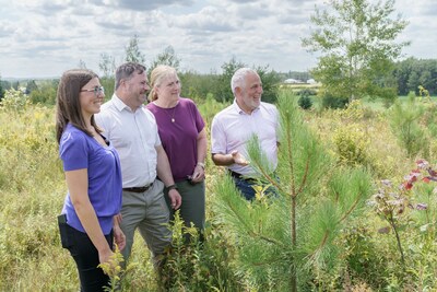 Parliamentary Secretary Marc G. Serré announces a joint investment of more than $61 million to launch a new tree-planting program in Ontario’s Crown forestland through 2026. (CNW Group/Natural Resources Canada)