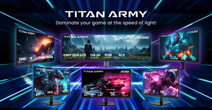 TITAN ARMY lance les moniteurs de jeu ultra rapides, offrant aux joueurs une vitesse et des performances exceptionnelles