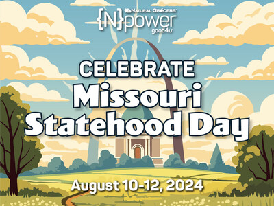 Natural Grocers® celebrates Missouri Statehood Day with a freebie and $5 off, for {N}power members, August 10-12, 2024.