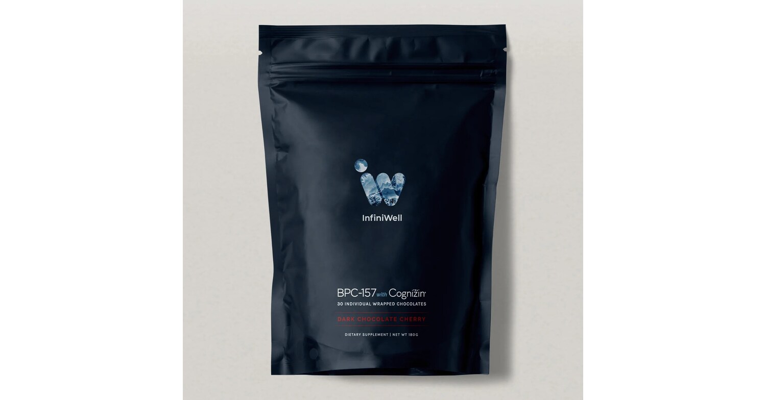 InfiniWell Launches New Smart Chocolate BPC-157 Dietary Supplement with Cognizin® Citicoline for Overall Healthy Brain Function InfiniWell Launches New Smart Chocolate BPC-157 Dietary Supplement with Cognizin® Citicoline for Overall Healthy Brain Function