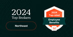 Mployer announces the 2024 winners of the "Top Employee Benefits Consultant Awards" in the Northeast