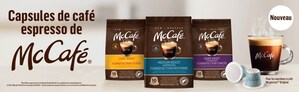 McCafé® présente les Capsules de café espresso compostables† pour les machines à café Original de Nespresso®*