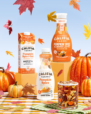 Califia Farms Debuts Better-For-You Seasonal Portfolio With New Festive, Trending Flavors and Announces Return of Pumpkin Spice Favorites