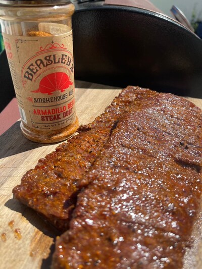 Beasley's Steak Dust on Flank Steak