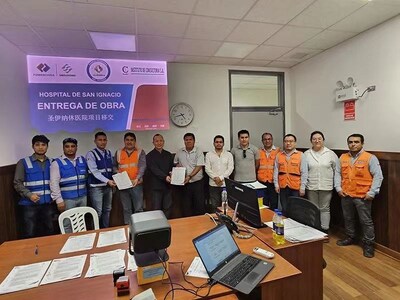 Entrega oficial del proyecto Hospital San Ignacio de POWERCHINA en Perú