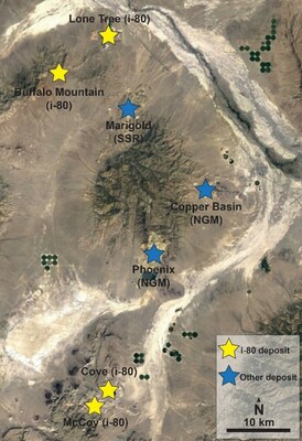 Figure 1 – Property Location Map (CNW Group/i-80 Gold Corp)