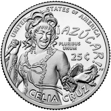 Celia Cruz 2024 American Women Quarter US Mint