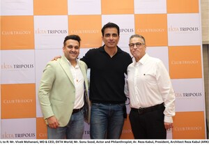 EKTA World Unveils expansive 30,000 sq ft clubhouse, CLUB TRILOGY, at EKTA Tripolis, Goregaon W; Sonu Sood graced the occasion with his presence