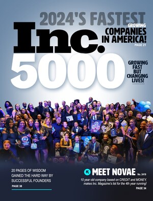 Novae - The Credit & Money Company, Makes Inc5000 for 4th Year Running