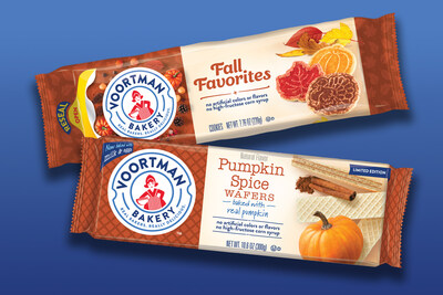 Voortman Bakery is bringing the shapes, flavors and colors of fall to life with the arrival of two seasonal products – brand-new Fall Favorites Cookies and returning Pumpkin Spice Wafers.