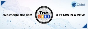 4D Global Makes Inc. 5000 List for Third Consecutive Year