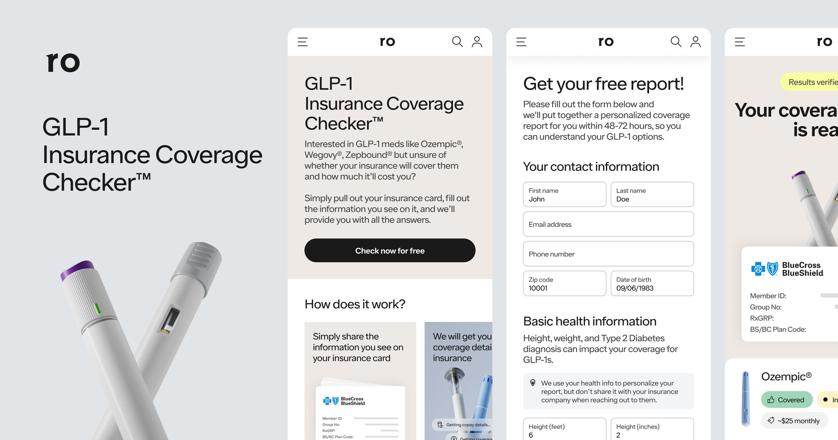 Ro launches the GLP-1 Insurance Coverage Checker