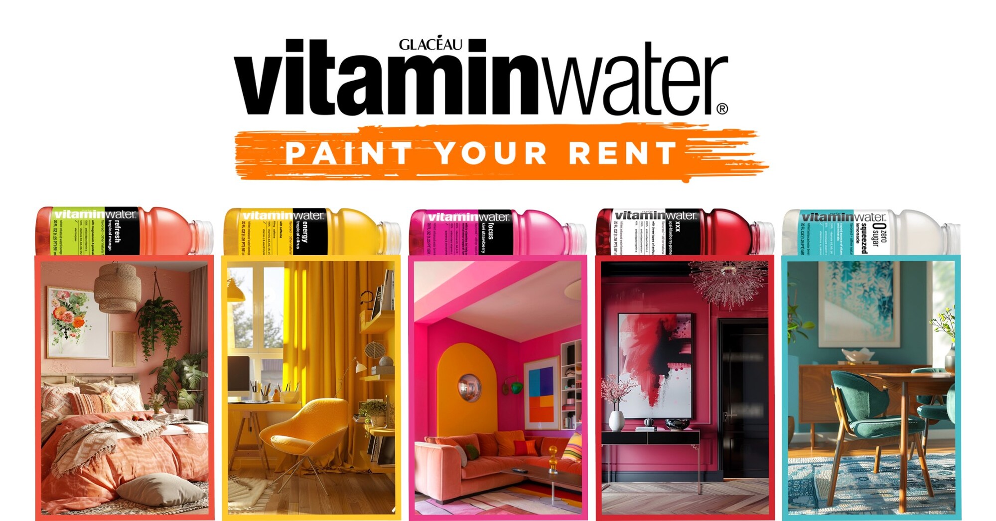 A chance to transform your living space into full vitamin watercolors this summer