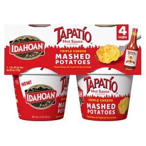 IDAHOAN® FOODS PACKS A FLAVOR PUNCH WITH RELEASE OF TAPATÍO® TRIPLE CHEESE MASHED POTATOES AND BACON CHEDDAR POTATO SHREDS