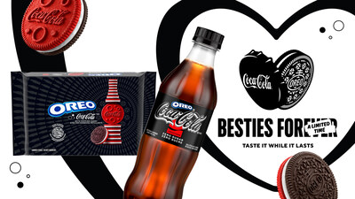 OREO® Coca-Cola™ Sandwich Cookie and Coca-Cola® OREO™ Zero Sugar Limited Edition will be available for a limited time only beginning in September (CNW Group/Mondelez International, Inc.)