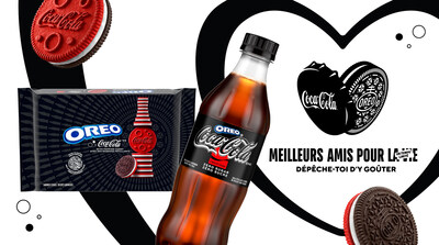 Les biscuits-sandwiches OREO au Coca-Cola et le Coca-Cola Zéro Sucre au OREO en édition limitée seront disponibles pour un temps limité à partir du mois de septembre (Groupe CNW/Mondelez International, Inc.)