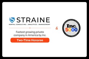 Straine Dental Management Earns Inc. 5000 Recognition For Two Consecutive Years