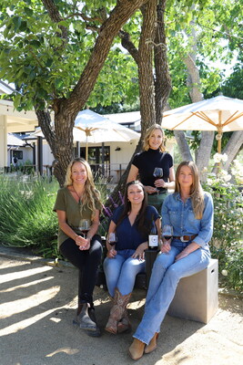 From left: Angela Osborne (Winemaker), Rachelle Hauck (Director of Finance), Kim Busch (Co-Owner), Kylie Enholm (Director of Operations)