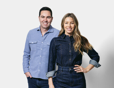 KinderFarms co-founders Jeremy Adams and Jessica Biel