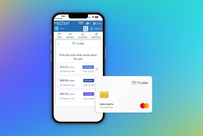 PayZen’s MyChart mobile image