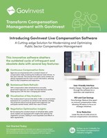 With Live Compensation Software, government agencies are empowered with a constant stream of compensation data, breaking the traditional mold of three- to five-year intervals. This ensures that public sector entities are always equipped with the most current information, allowing them to stay competitive and responsive.