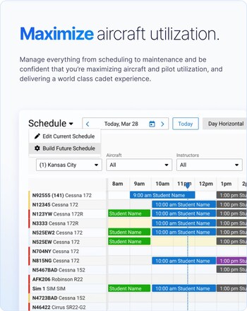 Maximize aircraft utilization with Flight Schedule Pro.