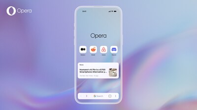 Opera One on iOS