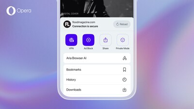 Opera One on iOS