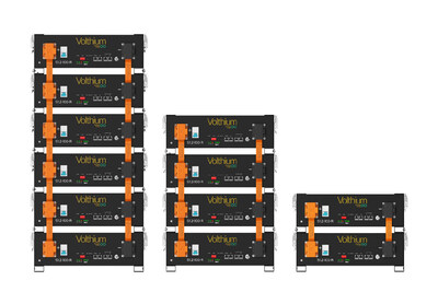 Rack 6,4 et 2 batteries 3U (CNW Group/VOLTHIUM)