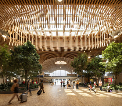 The Portland International Airport (PDX) main terminal expansion opened to passengers on August 14. Photography credit: Ema Peter Photography