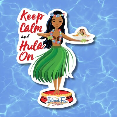 Island Fin Poké Co.'s latest sticker release.