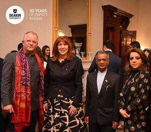 Governor of Victoria, Australia, Hosts Reception Honouring Deakin University's 30-Year Engagement in India