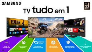 TV Tudo em 1 da Samsung promove a mais completa experiência com conteúdo, conectividade, segurança e design