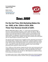 KSA Marketing Inc 5000 Press List