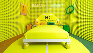 IHG HOTELS &amp; RESORTS SERVES UP THE 'IHG RALLY ROOM' INSPIRED BY THE DIVISIVE COLOR OF A TENNIS BALL