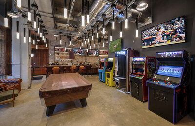 A small arcade & pool area