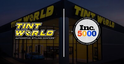 Tint World® Automotive Styling Centers™ has been named to the 2024 Inc. 5000, an annual list of the fastest-growing private companies in America.