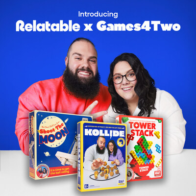 Relatable and Games4two team up to release 3 new games.