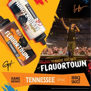 Kane Brown and Guy Fieri Bring Southern Charm to Your Kitchen With New Flavortown Tennessee Style BBQ Sauce