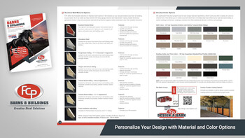 FCP Barns & Buildings Design Materials and Color Options