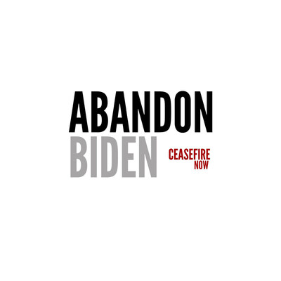 Abandon Biden Ceasefire now (PRNewsfoto/The Civil Rights Alliance for America)