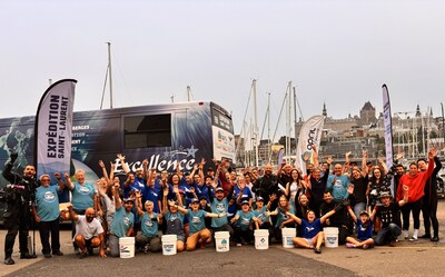 Cette corvée de nettoyage, qui s’est déroulée à Québec en fin d’après-midi le 15 août, s’inscrit dans le cadre de la vaste tournée entreprise par Expédition Saint-Laurent. L’Aquarium du Québec et ses plongeurs sont fiers de prendre part à un tel mouvement, qui est en phase avec notre mission de conservation et d’éducation. (Groupe CNW/Société des établissements de plein air du Québec)