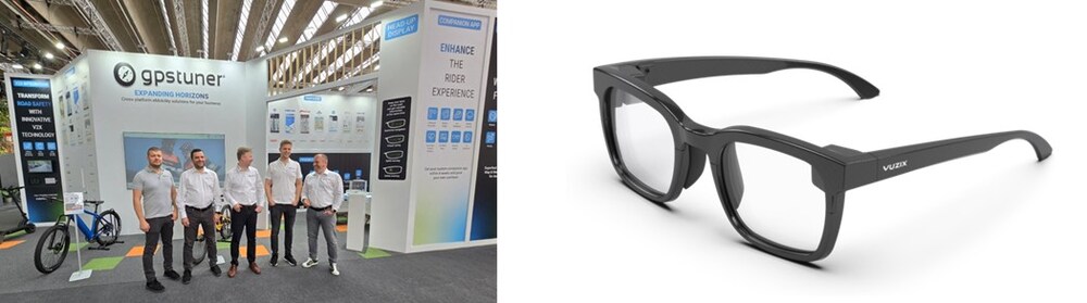 GPS TUNER presentó recientemente las gafas inteligentes Vuzix Z100 junto con su nueva tecnología V2X en Eurobike 2024 en Frankfurt, Alemania.